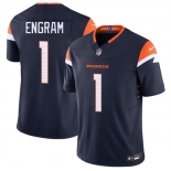 Men's Denver Broncos #1 Evan Engram Navy F.U.S.E. Vapor Limited Football Stitched Jersey Men's Denver Broncos #1 Evan Engram Navy F.U.S.E. Vapor Limited Football Stitched Jersey