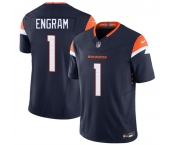 Men's Denver Broncos #1 Evan Engram Navy F.U.S.E. Vapor Limited Football Stitched Jersey