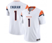 Men's Denver Broncos #1 Evan Engram White 2025 F.U.S.E. Vapor Limited Football Stitched Jersey