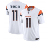 Men's Denver Broncos #11 Troy Franklin White 2025 F.U.S.E. Vapor Limited Football Stitched Jersey