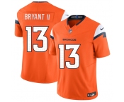 Men's Denver Broncos #13 Pat Bryant II Orange 2025 Draft F.U.S.E. Vapor Limited Football Stitched Jersey