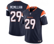 Men's Denver Broncos #29 Ja'Quan McMillan Navy F.U.S.E. Vapor Limited Football Stitched Jersey