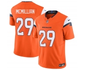 Men's Denver Broncos #29 Ja'Quan McMillan Orange 2025 F.U.S.E. Vapor Limited Football Stitched Jersey