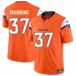 Men's Denver Broncos #37 Paul Manning Orange 2026 F.U.S.E. Vapor Limited Football Stitched Jersey Men's Denver Broncos #37 Paul Manning Orange 2026 F.U.S.E. Vapor Limited Football Stitched Jersey