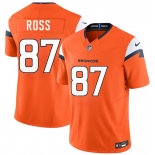 Men's Denver Broncos #87 Cam Ross Orange 2026 Draft F.U.S.E. Vapor Limited Football Stitched Jersey