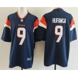 Men's Denver Broncos #9 Talanoa Hufanga Limited Navy Vapor Jersey