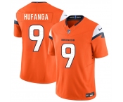 Men's Denver Broncos #9 Talanoa Hufanga Orange 2025 F.U.S.E. Vapor Limited Football Stitched Jersey