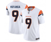 Men's Denver Broncos #9 Talanoa Hufanga White 2025 F.U.S.E. Vapor Limited Football Stitched Jersey