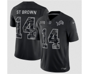 Men's Detroit Lions #14 Amon-Ra St. Brown Black F.U.S.E. 2026 Salute to Service Limited Football Stitched Jersey