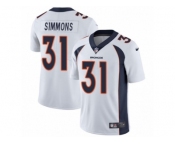 Men's Nike Denver Broncos #31 Justin Simmons Vapor Untouchable Limited White NFL Jersey