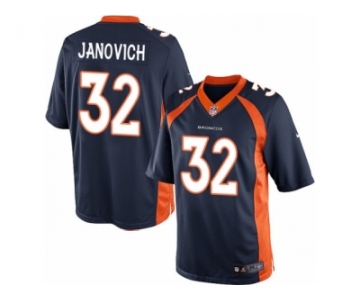 Men's Nike Denver Broncos #32 Andy Janovich Limited Navy Blue Alternate NFL Jersey