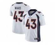 Men's Nike Denver Broncos #43 T.J. Ward Vapor Untouchable Limited White NFL Jersey