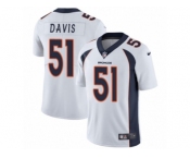 Men's Nike Denver Broncos #51 Todd Davis Vapor Untouchable Limited White NFL Jersey