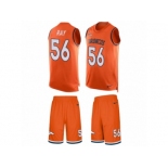 Men's Nike Denver Broncos #56 Shane Ray Limited Orange Tank Top Suit NFL Jersey