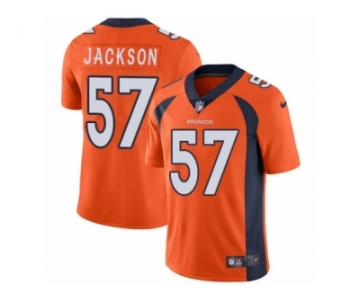 Men's Nike Denver Broncos #57 Tom Jackson Vapor Untouchable Limited Orange Team Color NFL Jersey