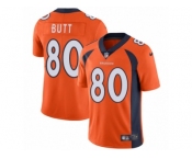 Men's Nike Denver Broncos #80 Jake Butt Vapor Untouchable Limited Orange Team Color NFL Jersey