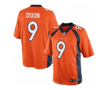 Men's Nike Denver Broncos #9 Riley Dixon Limited Orange Team Color NFL Jersey
