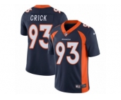 Men's Nike Denver Broncos #93 Jared Crick Vapor Untouchable Limited Navy Blue Alternate NFL Jersey