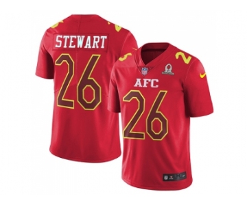 Nike Denver Broncos #26 Darian Stewart Red Men's Stitched NFL Limited AFC 2017 Pro Bowl Jersey
