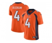Nike Denver Broncos #4 Case Keenum Orange Team Color Men Stitched NFL Vapor Untouchable Limited Jersey