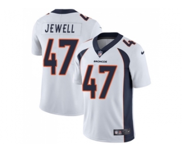 Nike Denver Broncos #47 Josey Jewell White Men Stitched NFL Vapor Untouchable Limited Jersey