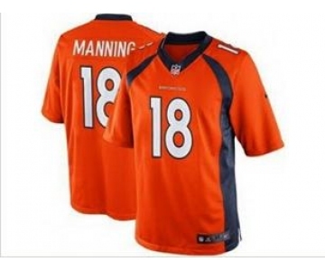 nike nfl jerseys denver broncos #18 manning orange[new nike Limited]