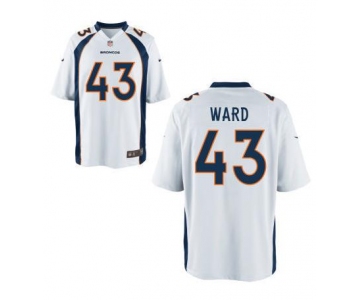 nike nfl jerseys denver broncos #43 ward white[nike limited]