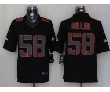 nike nfl jerseys denver broncos #58 miller black[nike limited]