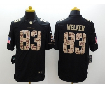 nike nfl jerseys denver broncos #83 welker black[salute to service limited]