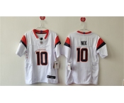 Women's Denver Broncos #10 Bo Nix White 2024 F.U.S.E. Alternate Stitched Jersey