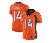 Women's Nike Denver Broncos #14 Cody Latimer Vapor Untouchable Limited Orange Team Color NFL Jersey