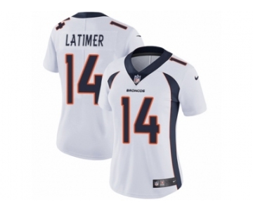 Women's Nike Denver Broncos #14 Cody Latimer Vapor Untouchable Limited White NFL Jersey