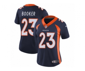 Women's Nike Denver Broncos #23 Devontae Booker Vapor Untouchable Limited Navy Blue Alternate NFL Jersey