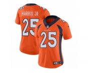 Women's Nike Denver Broncos #25 Chris Harris Jr Vapor Untouchable Limited Orange Team Color NFL Jersey