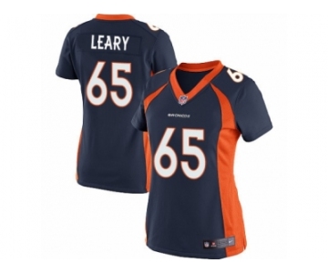 Women's Nike Denver Broncos #65 Ronald Leary Limited Navy Blue Alternate NFL Jersey
