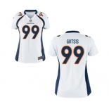 Women's Nike Denver Broncos #99 Adam Gotsis White NFL Jersey