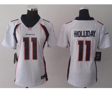 nike women nfl jerseys denver broncos #11 holliday white[new nike]
