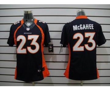 nike women nfl jerseys denver broncos #23 mcgahee blue[nike limited]