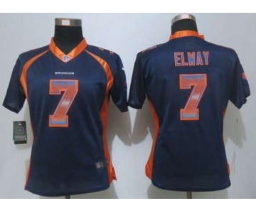 nike women nfl jerseys denver broncos #7 john elway blue[Strobe Limited]