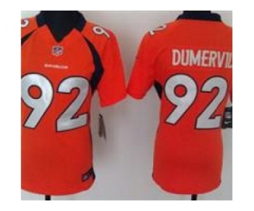 nike women nfl jerseys denver broncos #92 dumervil orange[nike]