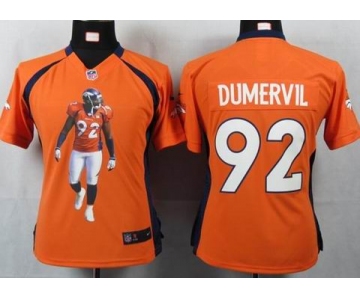 nike women nfl jerseys denver broncos #92 dumervil orange[portrait fashion]