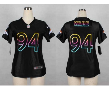 nike women nfl jerseys denver broncos #94 ware black[nike fashion]