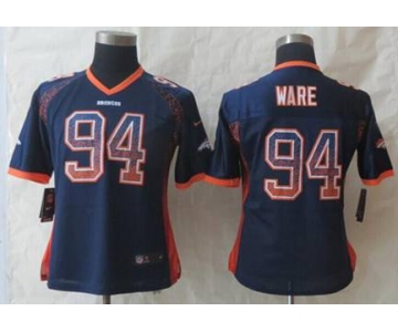 nike women nfl jerseys denver broncos #94 ware blue[Elite drift fashion]
