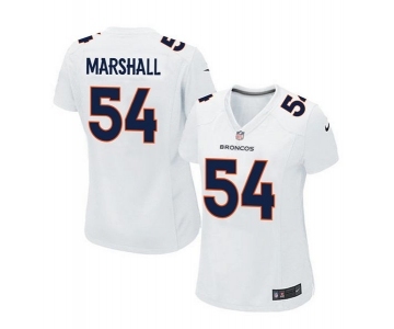 women nike nfl jerseys denver broncos #54 brandon marshall white[new game]