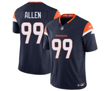 Youth Denver Broncos #99 Zach Allen Navy 2024 F.U.S.E. Alternate Vapor Limited Football Stitched Jersey