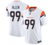 Youth Denver Broncos #99 Zach Allen White 2024 F.U.S.E. Vapor Limited Football Stitched Jersey