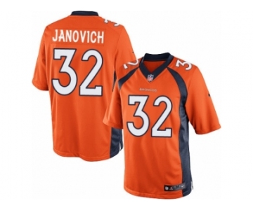 Youth Nike Denver Broncos #32 Andy Janovich Limited Orange Team Color NFL Jersey
