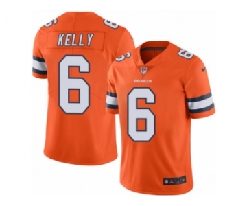 Youth Nike Denver Broncos #6 Chad Kelly Limited Orange Rush NFL Jersey