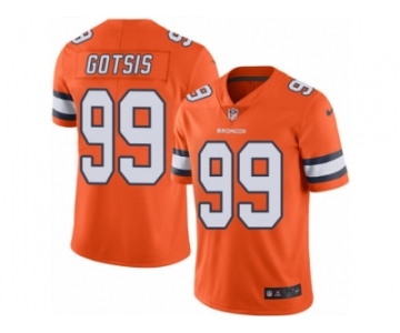 Youth Nike Denver Broncos #99 Adam Gotsis Limited Orange Rush NFL Jersey