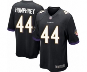 Men's Baltimore Ravens #44 Marlon Humphrey Game Black Alternate Football Jersey